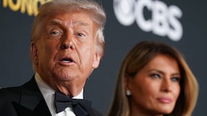 President Donald Trump and first lady Melania Trump attend the 48th annual Kennedy Center Honors at the Kennedy Center on December 07, 2025 in Washington, DC.