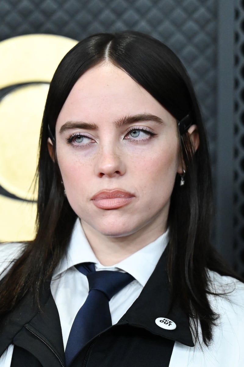 Billie Eilish ICE OUT pin