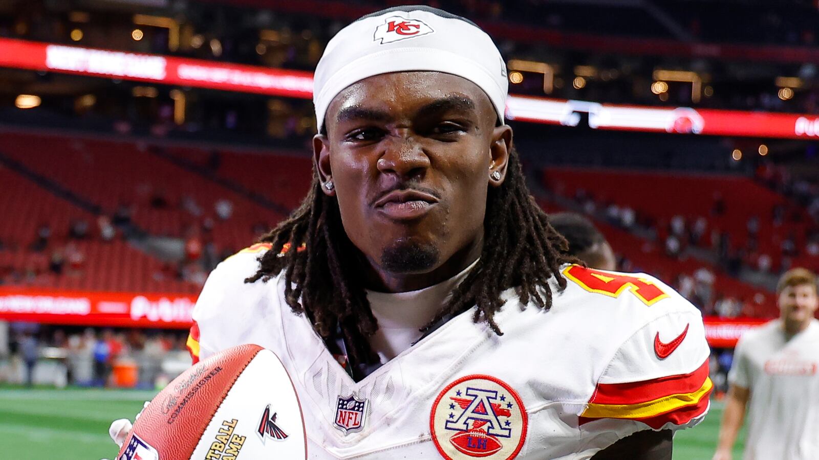 Rashee Rice #4 of the Kansas City Chiefs.