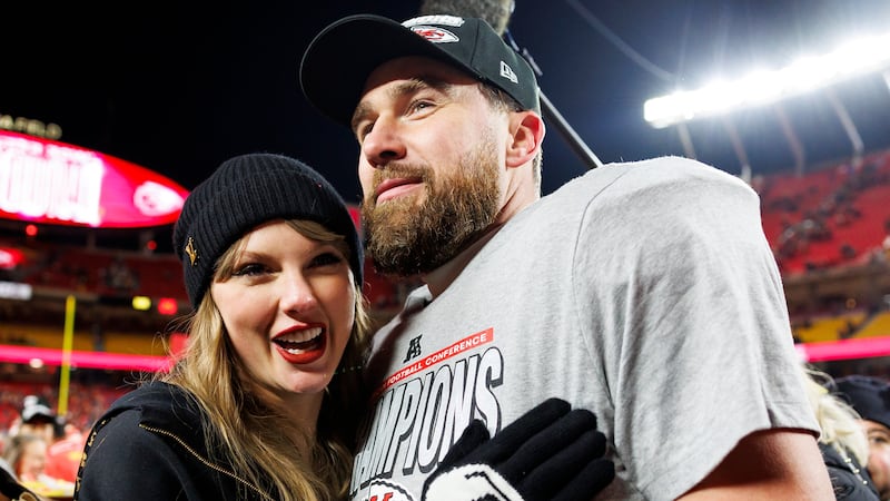 Taylor Swift and Travis Kelce