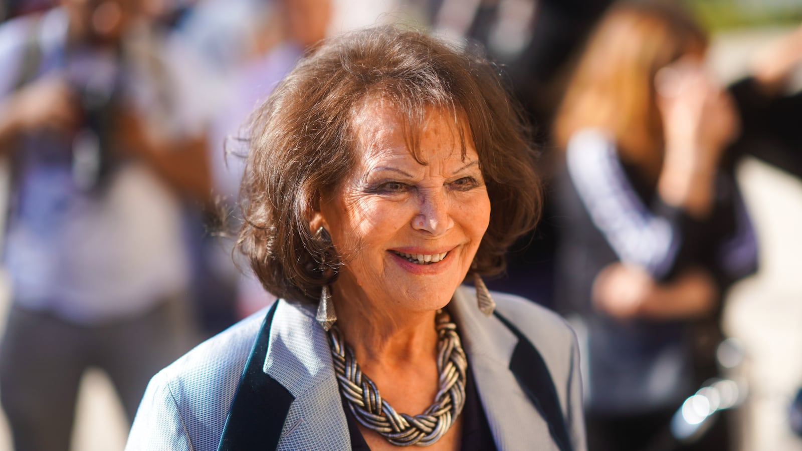 PARIS, FRANCE - JULY 02: Claudia Cardinale is seen outside Armani, during Paris Fashion Week Haute Couture Fall/Winter 2019/20, on July 02, 2019 in Paris, France. (Photo by Edward Berthelot/GC Images)