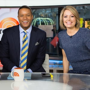 TODAY -- Pictured: Sheinelle Jones, Craig Melvin and Dylan Dreyer on Tuesday, Tuesday 26, 2017 -- (Photo by: Nathan Congleton/NBCU Photo Bank/NBCUniversal via Getty Images via Getty Images)