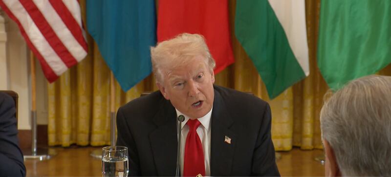 Trump addresses his Kazakh counterpart Thursday after the Asian country joined the Abraham Accords, Trump's first term Middle East deal.