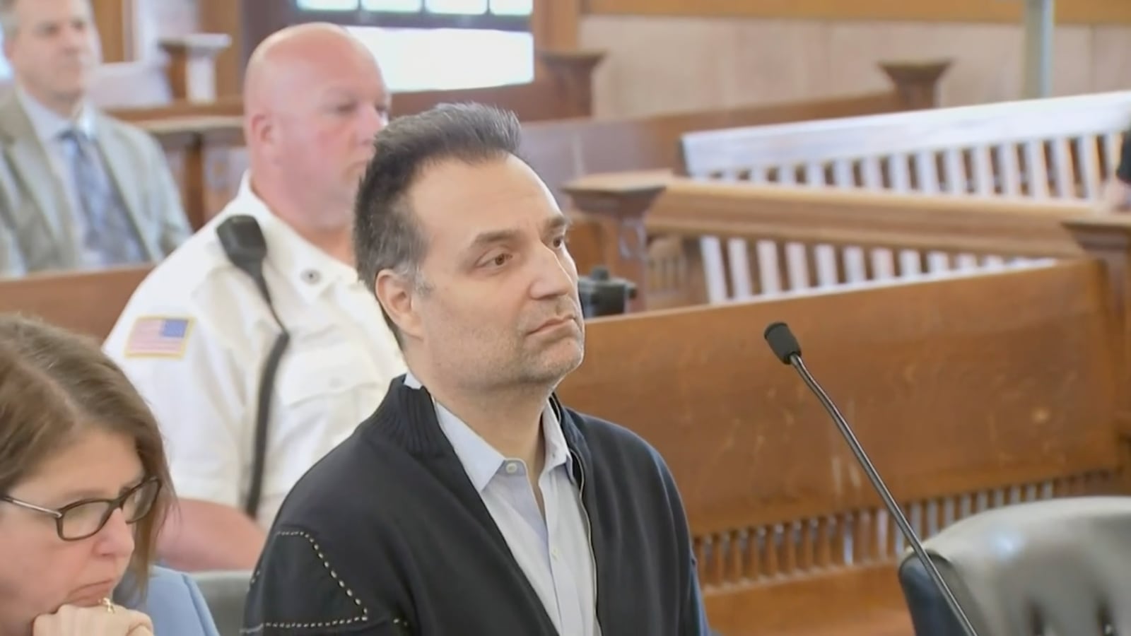 Brian Walshe sits in court on Thursday.