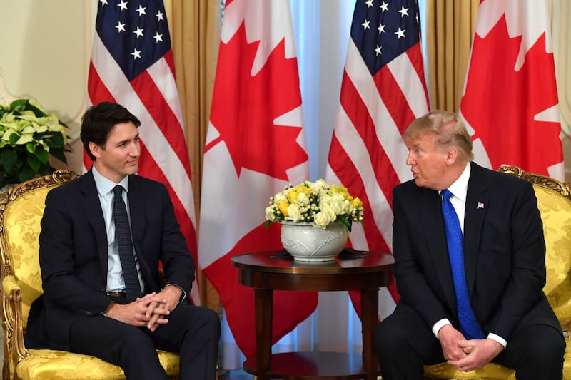 Donald Trump Justin Trudeau