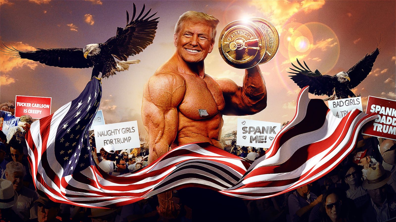 Conservatives rally around Daddy Trump