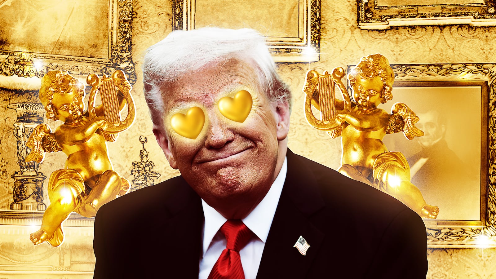 Trump's love of gold is legendary.