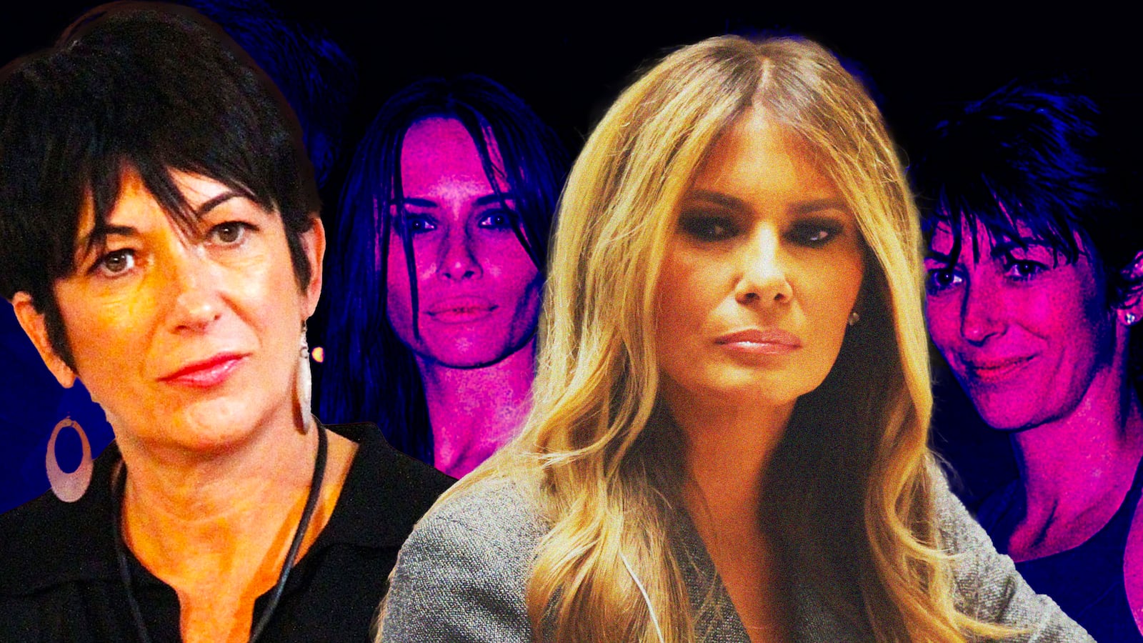Ghislaine Maxwell, Melania Trump