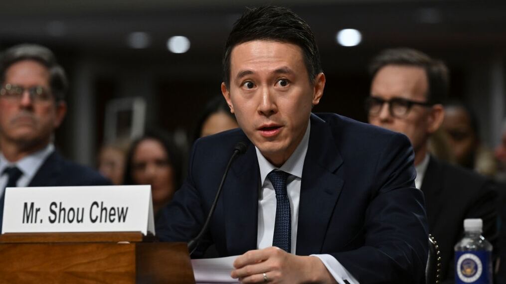 Shou Zi Chew speaks during a Senate Judiciary Committee hearing titled "Big Tech and and the Online Child Sexual Exploitation Crisis."