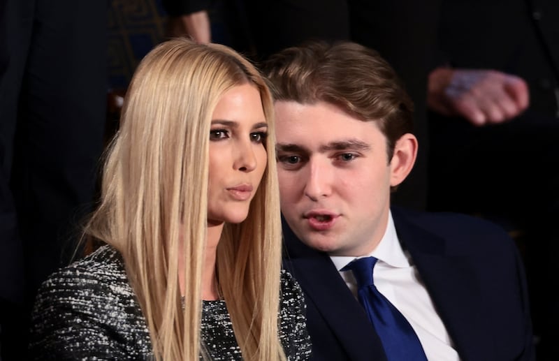 Ivanka and Barron