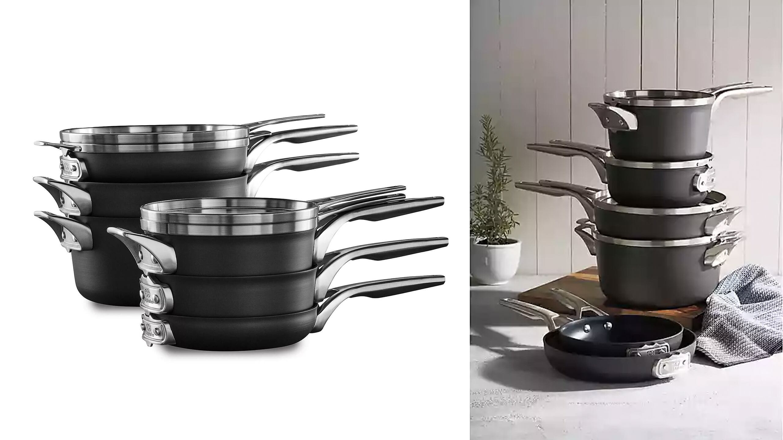 This Stacking Cookware Set From Calphalon Are the Best Pots and Pans I ...