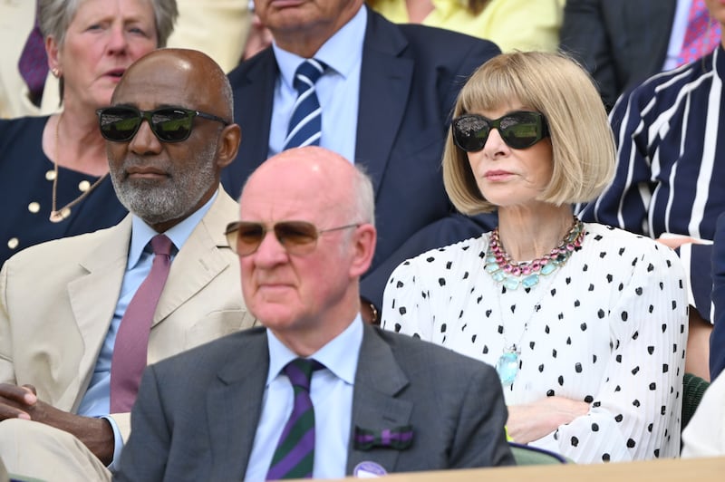 Trevor Phillips and Anna Wintour in 2023