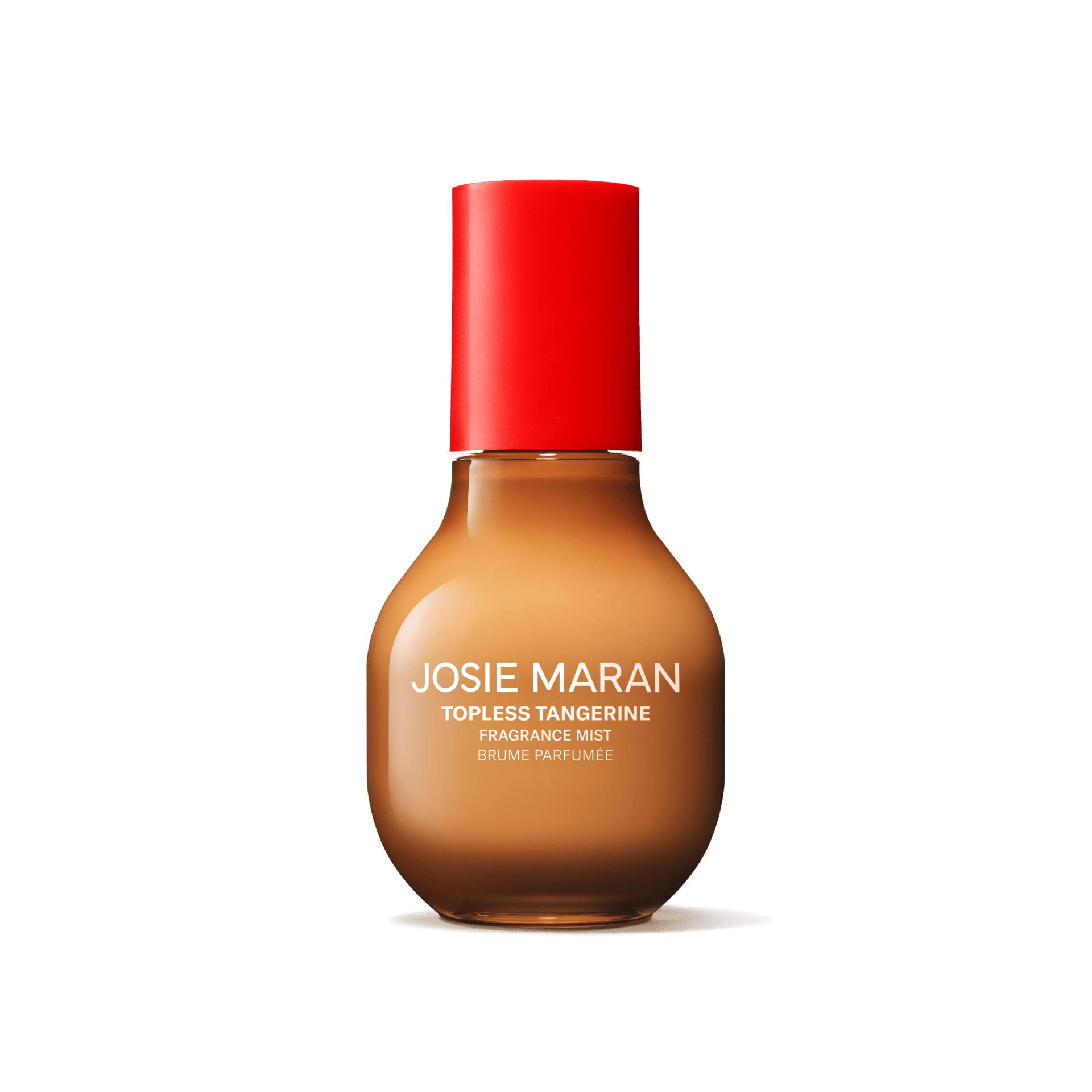 bottle of Josie Maran Topless Tangerine Fragrance Mist