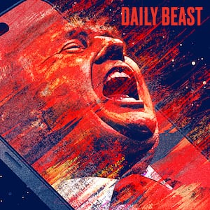 Trump screaming through this phone.