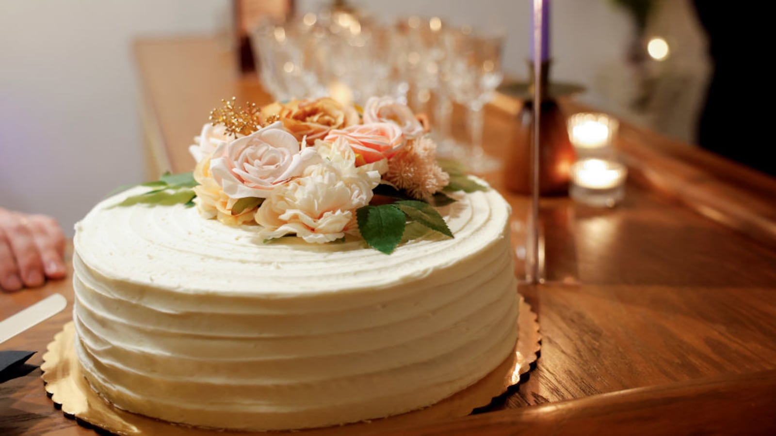 A wedding cake