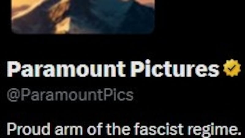 Paramount Pictures X account hack