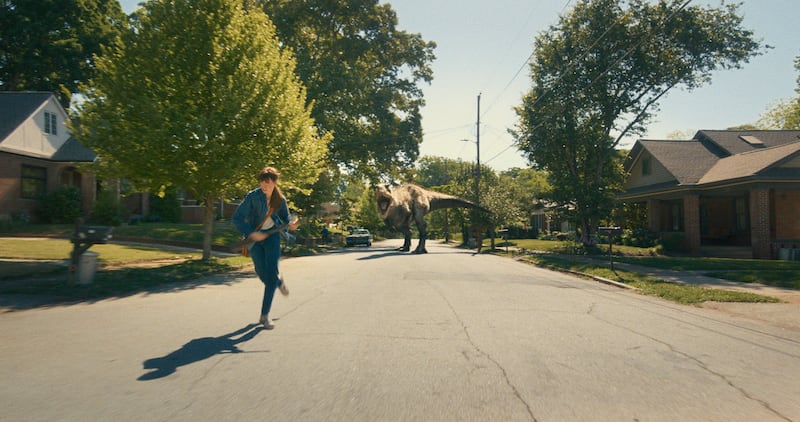 Anne Hathaway in The End of Oak Street.