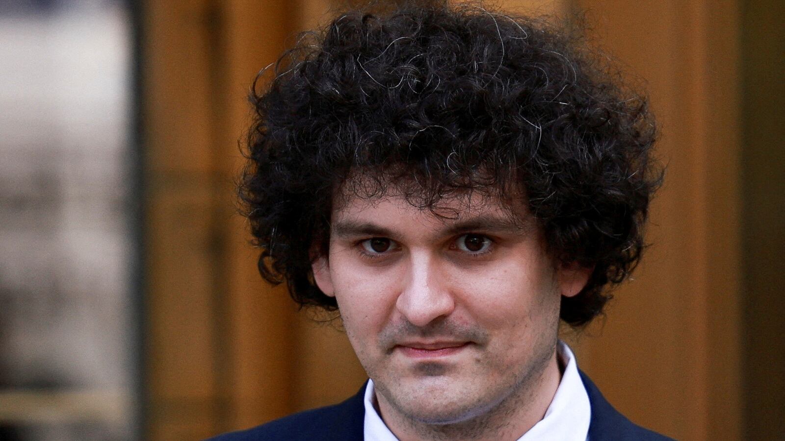 FTX founder Sam Bankman-Fried leaving a courthouse in July.