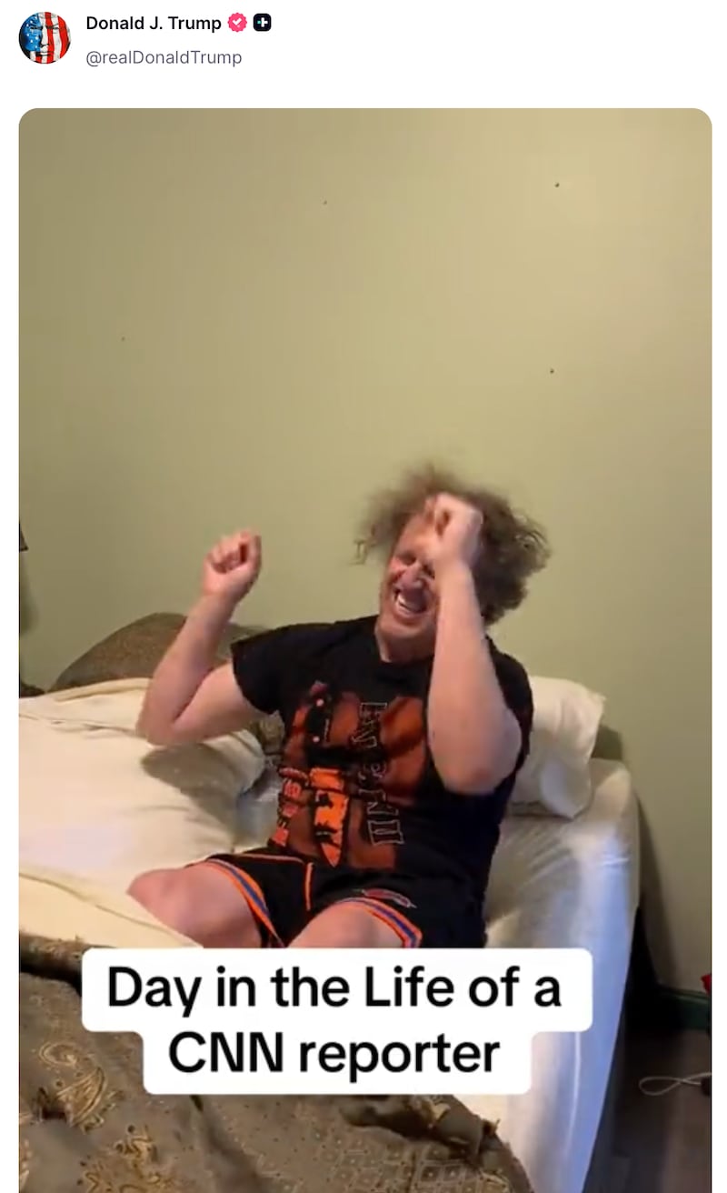 Donald Trump shares Patrick Cutler's video.