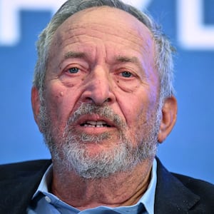 Former US Treasury secretary Larry Summers speaks during the World Economic Summit