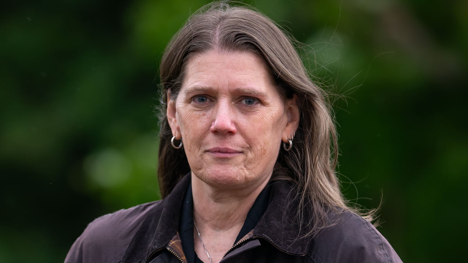 Mary Trump, American psychologist and writer and niece to President of the United States Donald Trump, poses for a photograph at Hay Festival on May 26, 2025 in Hay-on-Wye, Wales.