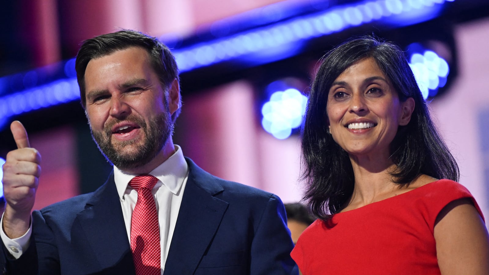 J.D. Vance and Usha Vance