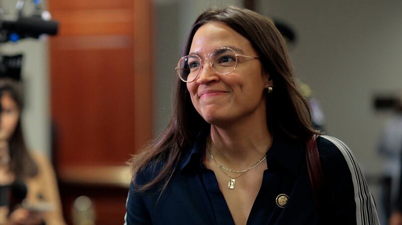 Rep. Alexandria Ocasio-Cortez clarified she was talking about Stephan Miller's height "spiritually" after facing backlash for going after him as 4'10".