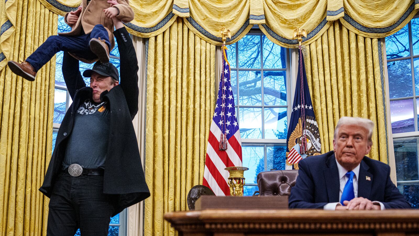 WASHINGTON, DC - FEBRUARY 11: U.S. President Donald Trump speaks during an executive order signing in the Oval Office at the White House on February 11, 2025 in Washington, DC. Trump is to sign an executive order implementing the Department of Government Efficiency's (DOGE) "workforce optimization initiative," which, according to Trump, will encourage agencies to limit hiring and reduce the size of the federal government. (Photo by Andrew Harnik/Getty Images)