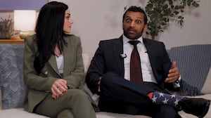 Kash Patel and Alexis Wilkins