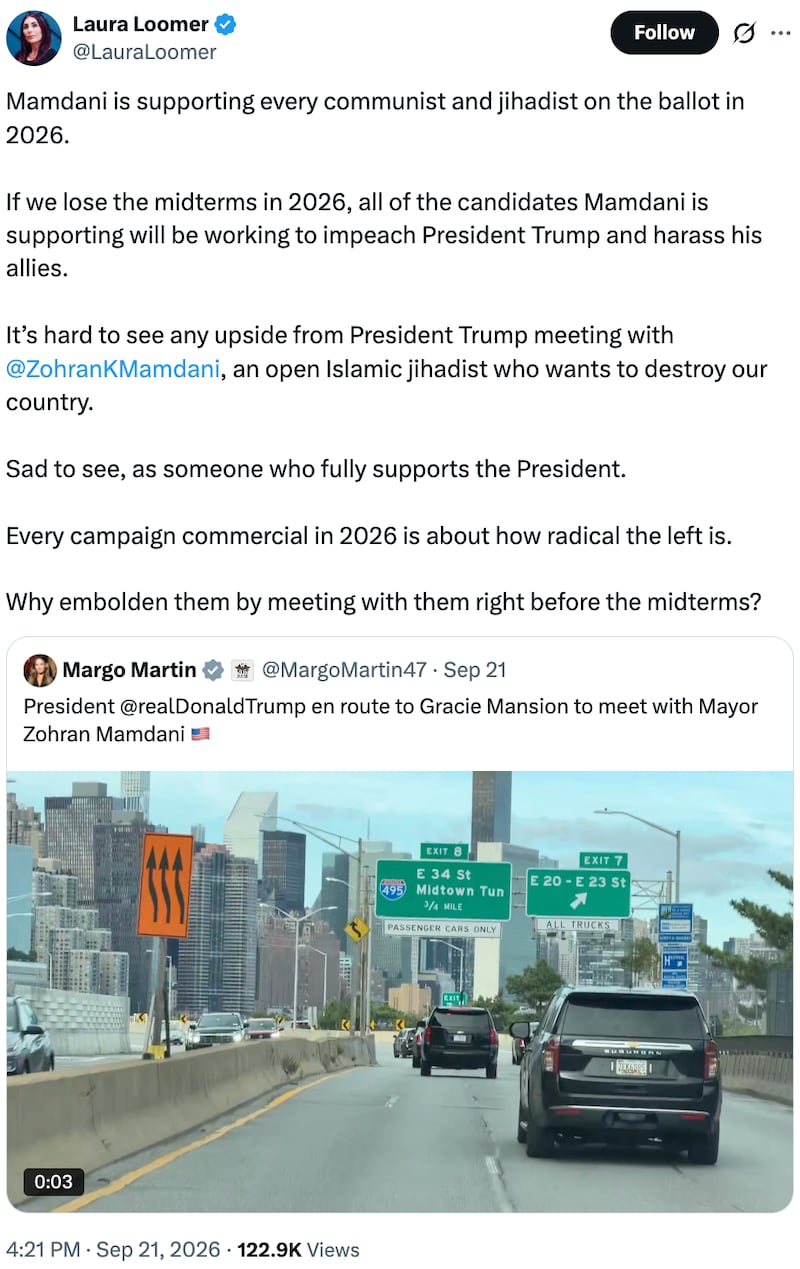 Laura Loomer on X