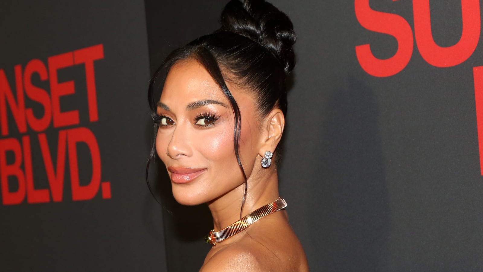Nicole Scherzinger attends the opening night of "Sunset BLVD" at St James Theater on October 20, 2024 in New York City.