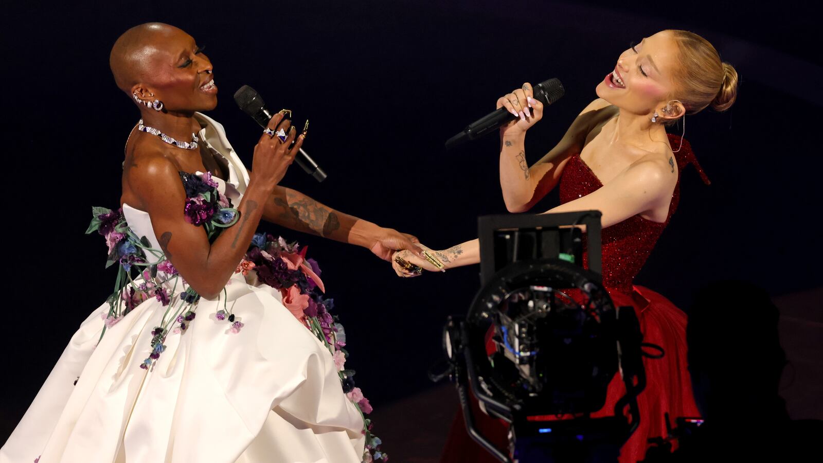 Cynthia Erivo and Ariana Grande