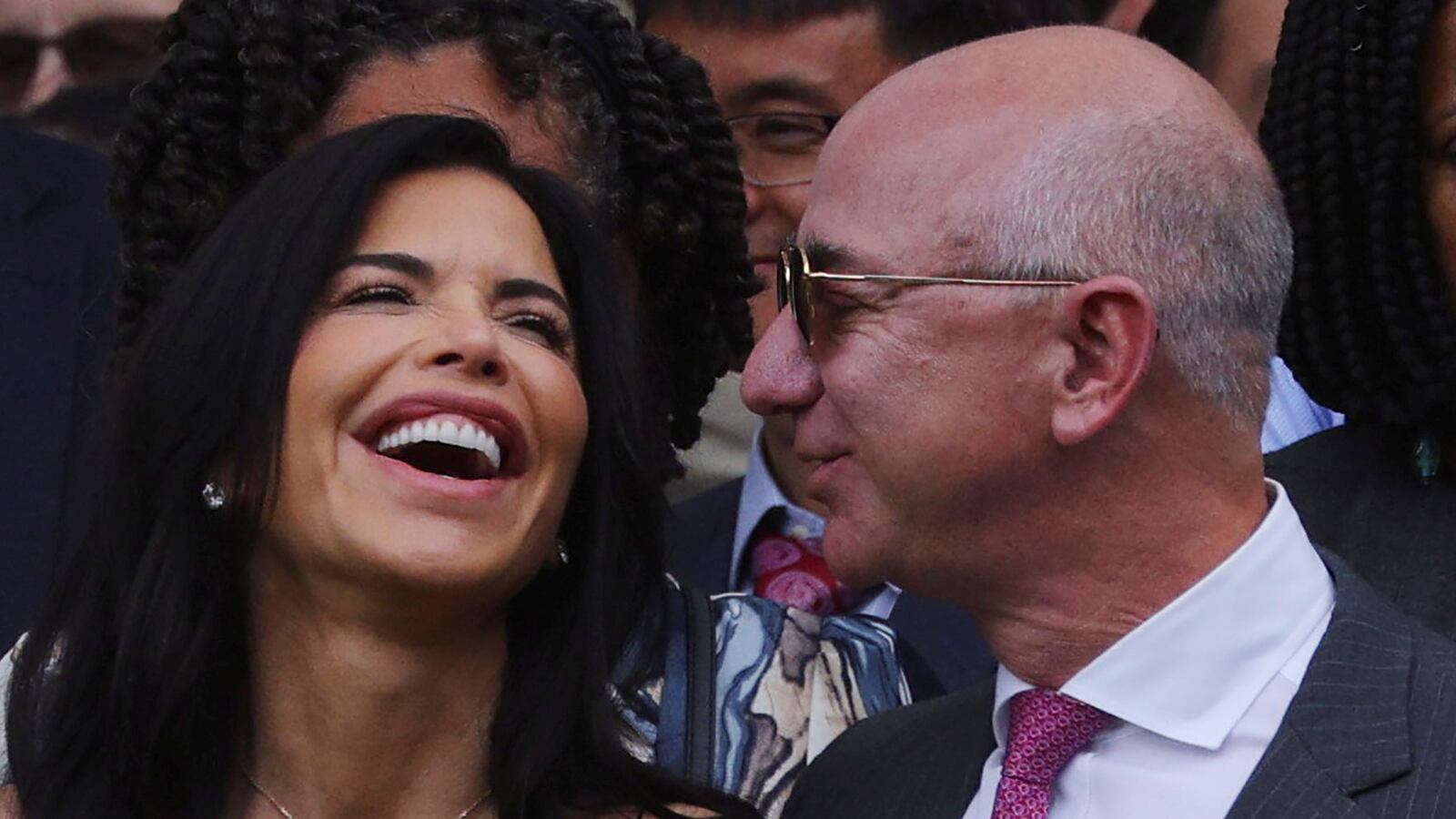Lauren Sanchez and Jeff Bezos