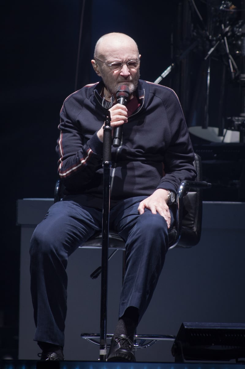 Phil Collins from Genesis performs at U Arena in 2022