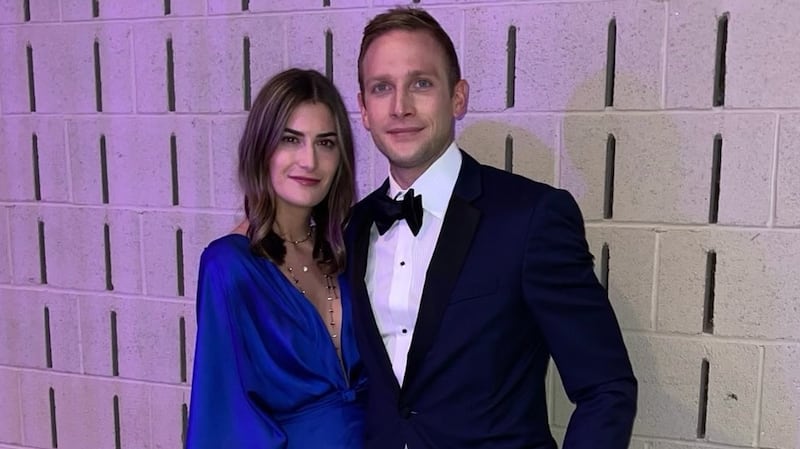U.S. Rep. Max Miller (R-OH) and his estranged wife Emily Moreno Miller pose together in an undated photo.