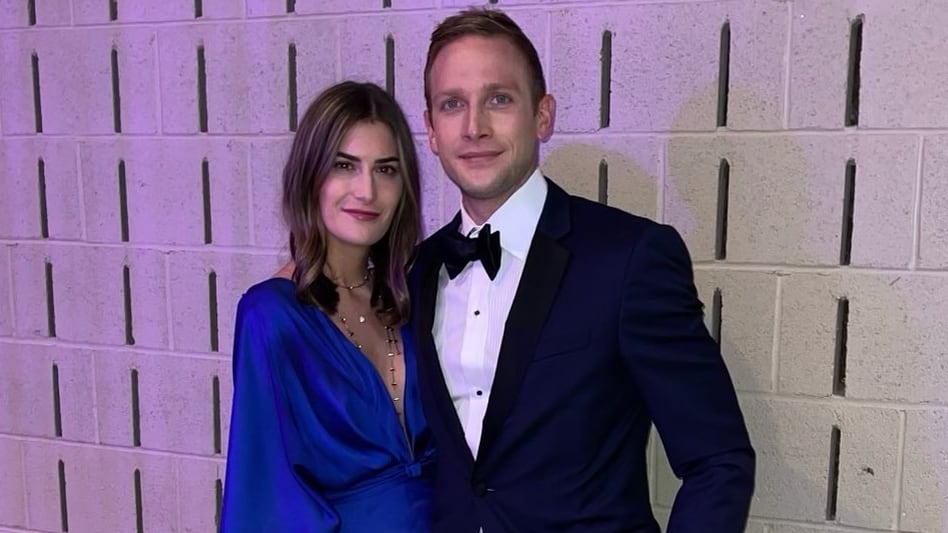 U.S. Rep. Max Miller (R-OH) and his estranged wife Emily Moreno Miller pose together in an undated photo.