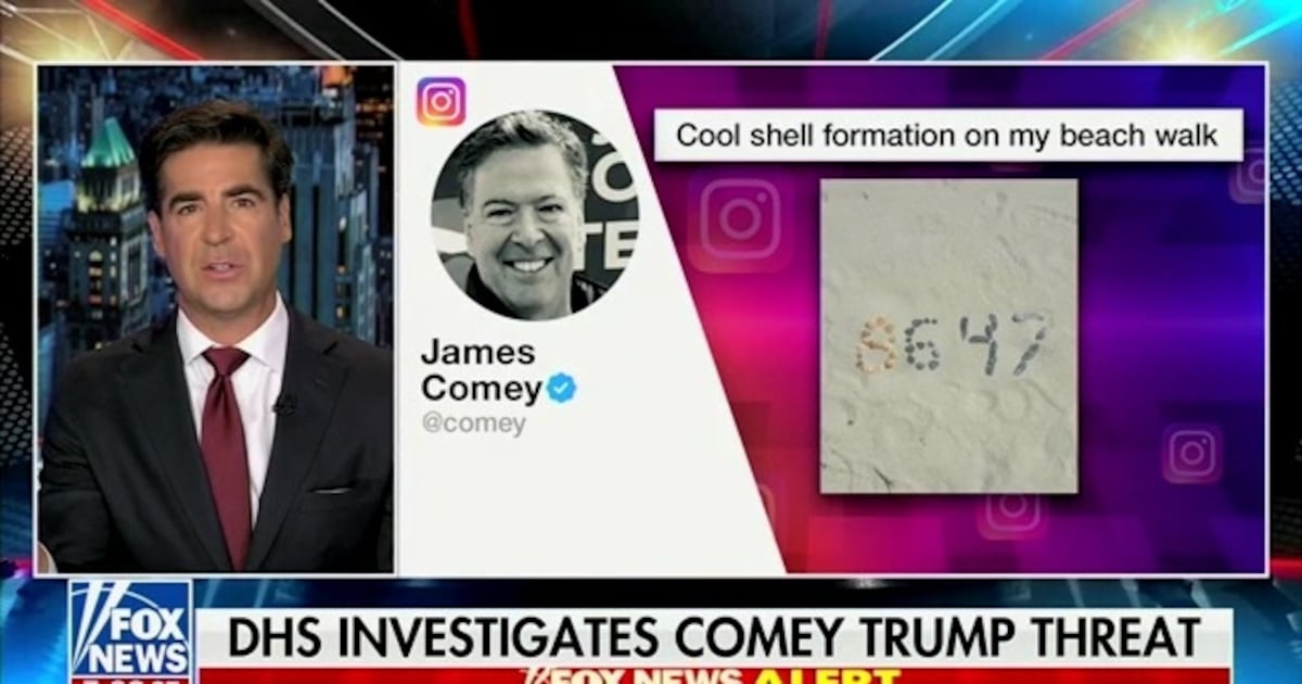Fox Hosts Lose Their Minds Over James Comey’s ‘86 47’ Picture