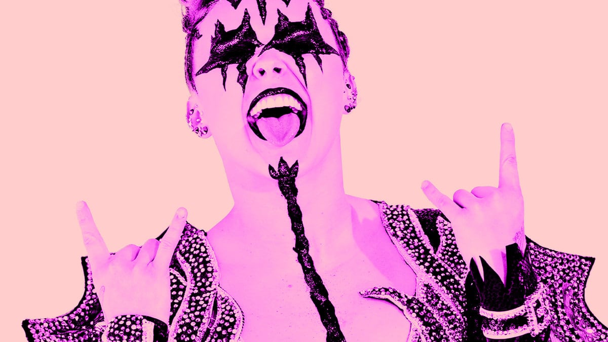 A photo illustration of Jojo Siwa