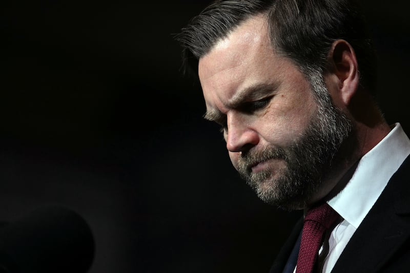 Vice President JD Vance speaks at an industrial shipping facility on January 22, 2026 in Toledo, Ohio.