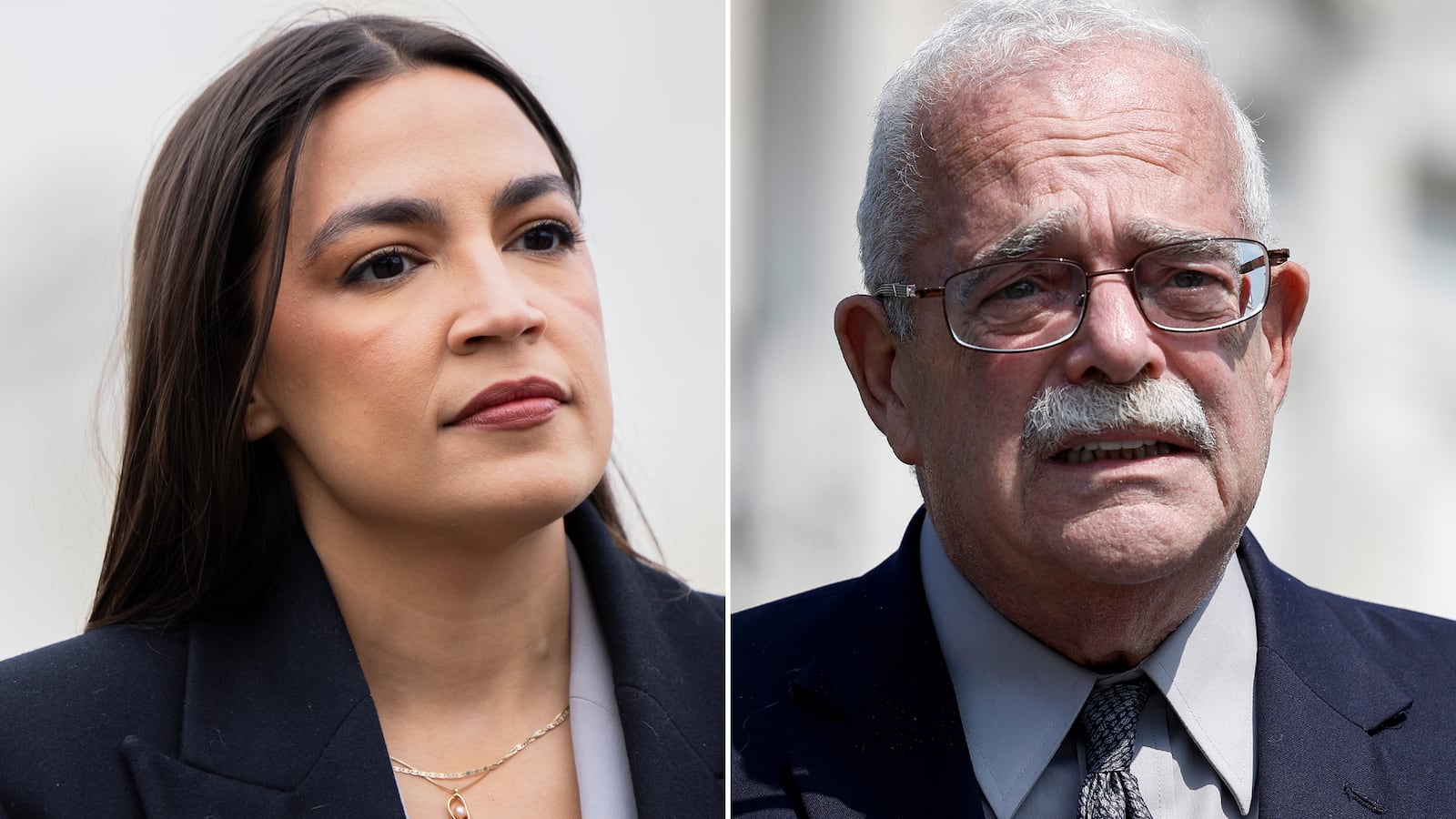 Congresswoman Alexandria Ocasio-Cortez and Rep. Gerry Connolly.