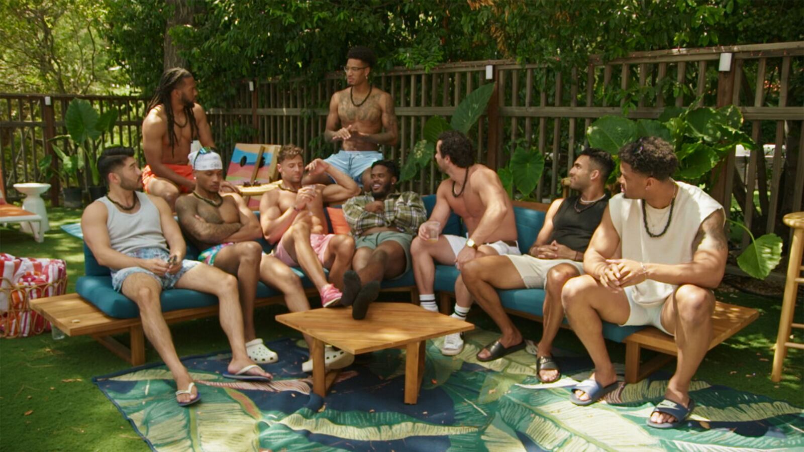 The cast of FBoy Island on The Secrets Are Out.