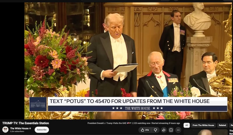 The president’s attempt at state-run media launched with old speeches.