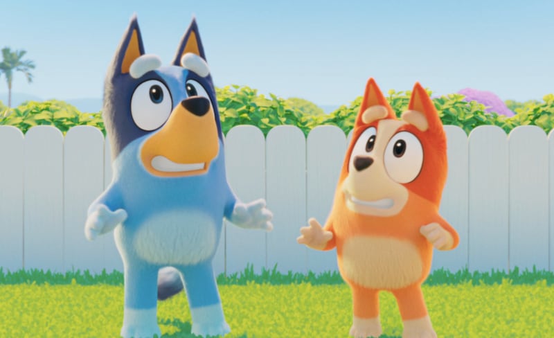 A still from the upcoming 'Bluey' movie