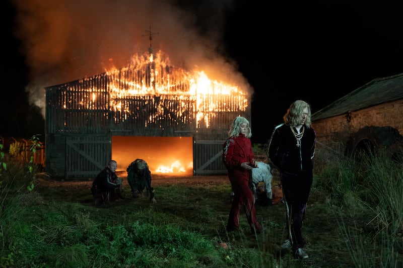 Erin Kellyman as Jimmy Ink and Jack O'Connell as Sir Jimmy Crystal