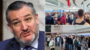 Ted Cruz, New Orleans airport