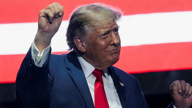 U.S. President Donald Trump dances at a rally to kick off the Great American State Fair in celebration of the 250th anniversary of U.S. independence on the National Mall in Washington, D.C., U.S., June 24, 2026.