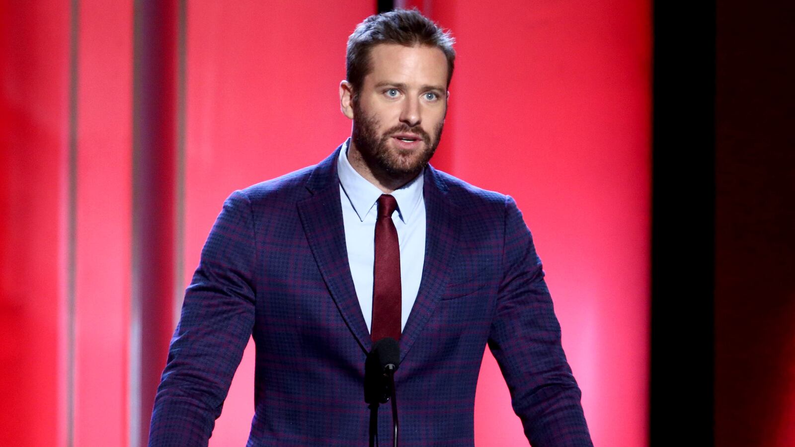 Armie Hammer at an awards show