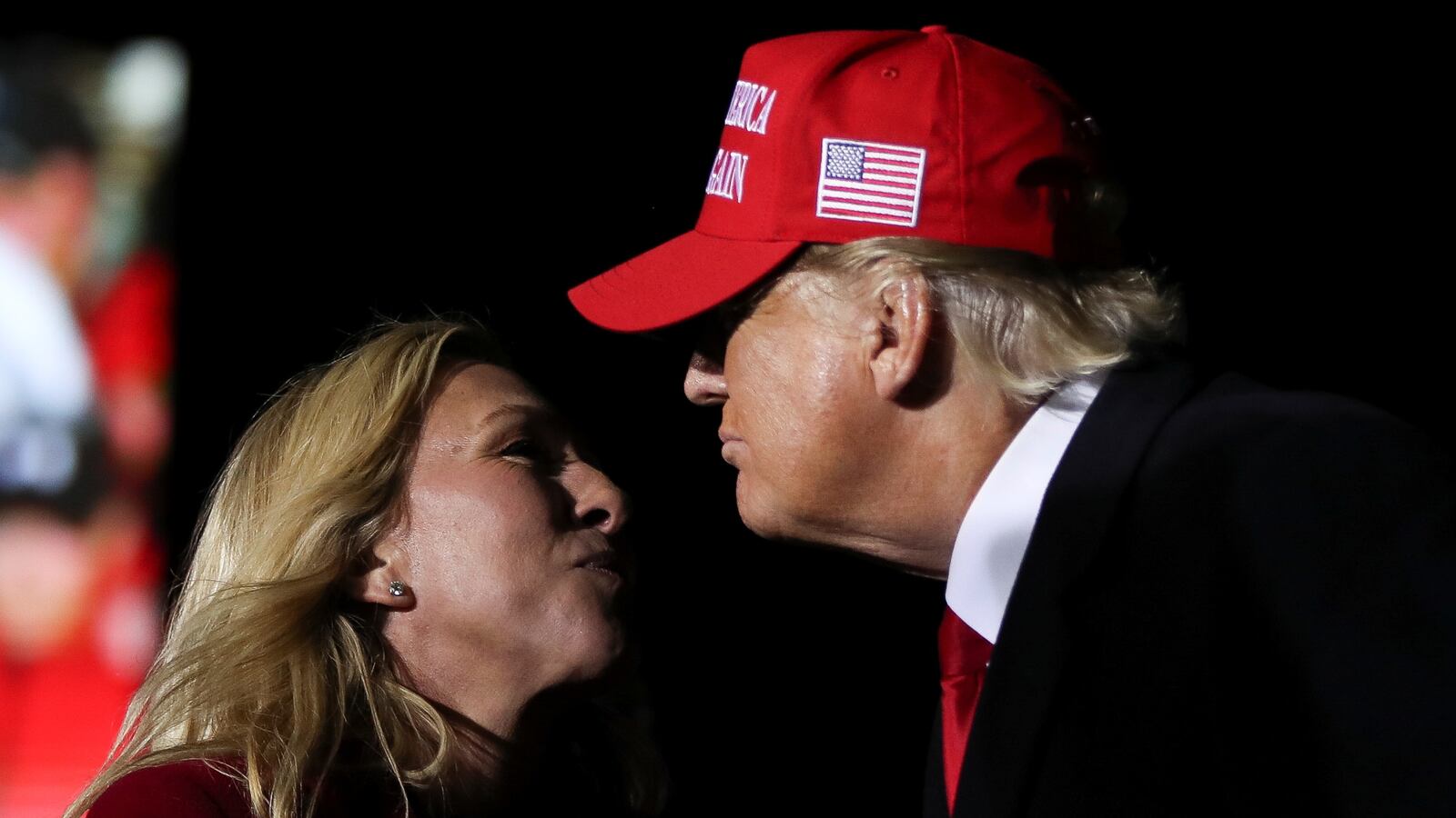 Donald Trump and Marjorie Taylor Greene