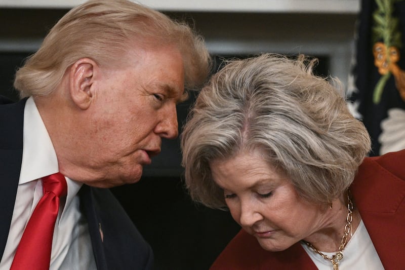 Donald Trump and Susie Wiles