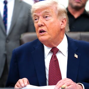 Donald Trump speaks about research into mental health treatments